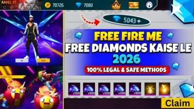 Free Fire Me Free Diamonds Kaise Le 2026 - 100% Legal & Safe Methods